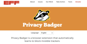 Privacy badger