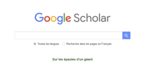 Outil Google Scholar